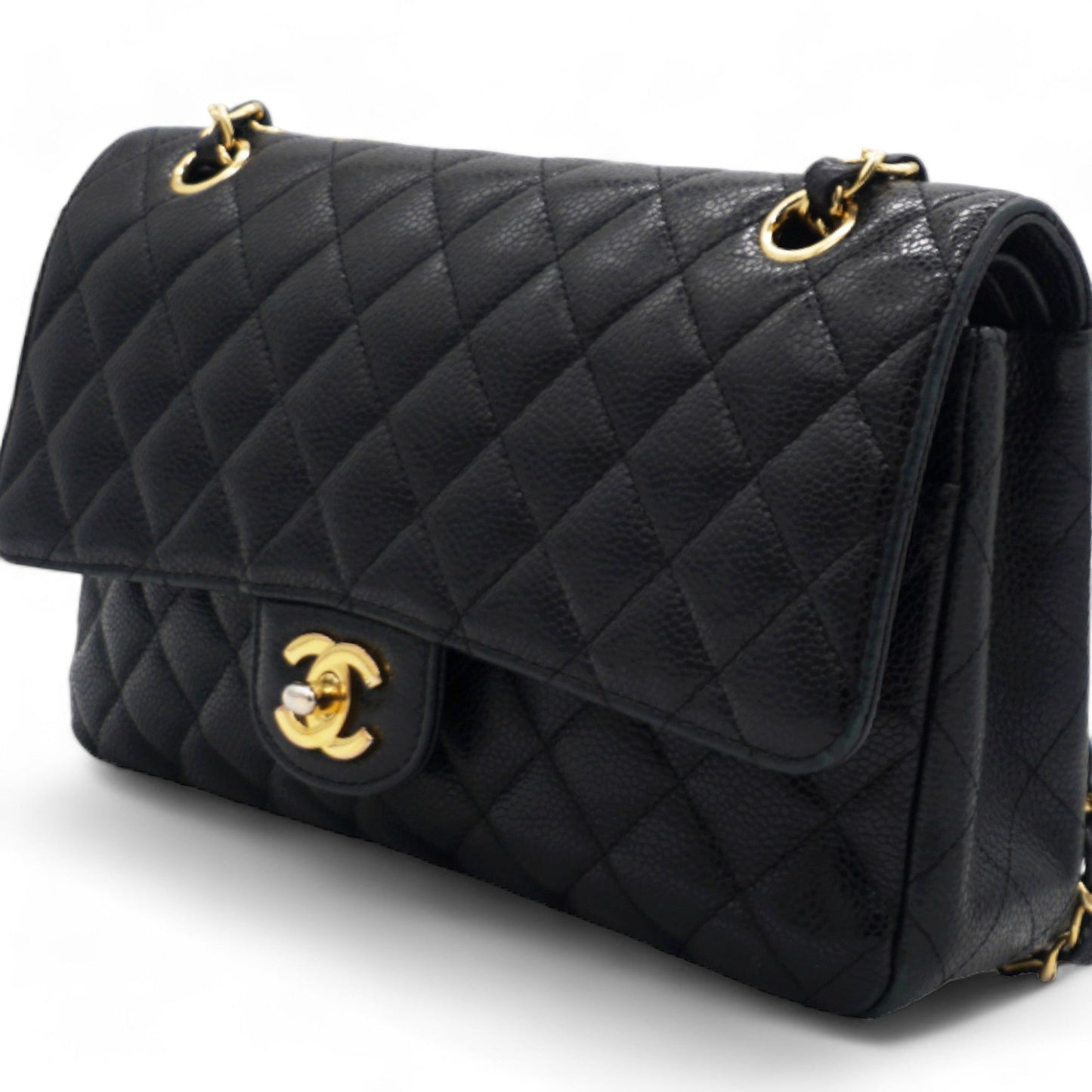 Chanel Caviar Quilted  Double Flap Black