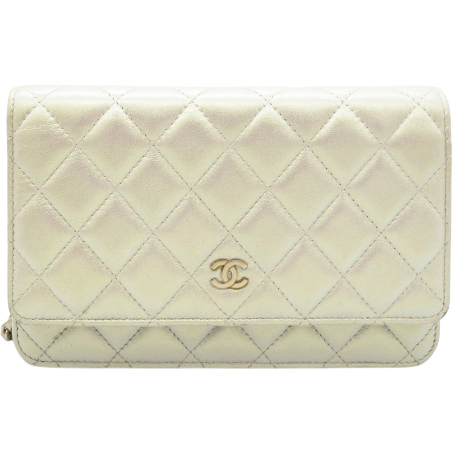 Chanel Iridescent Quilted Wallet On Chain WOC