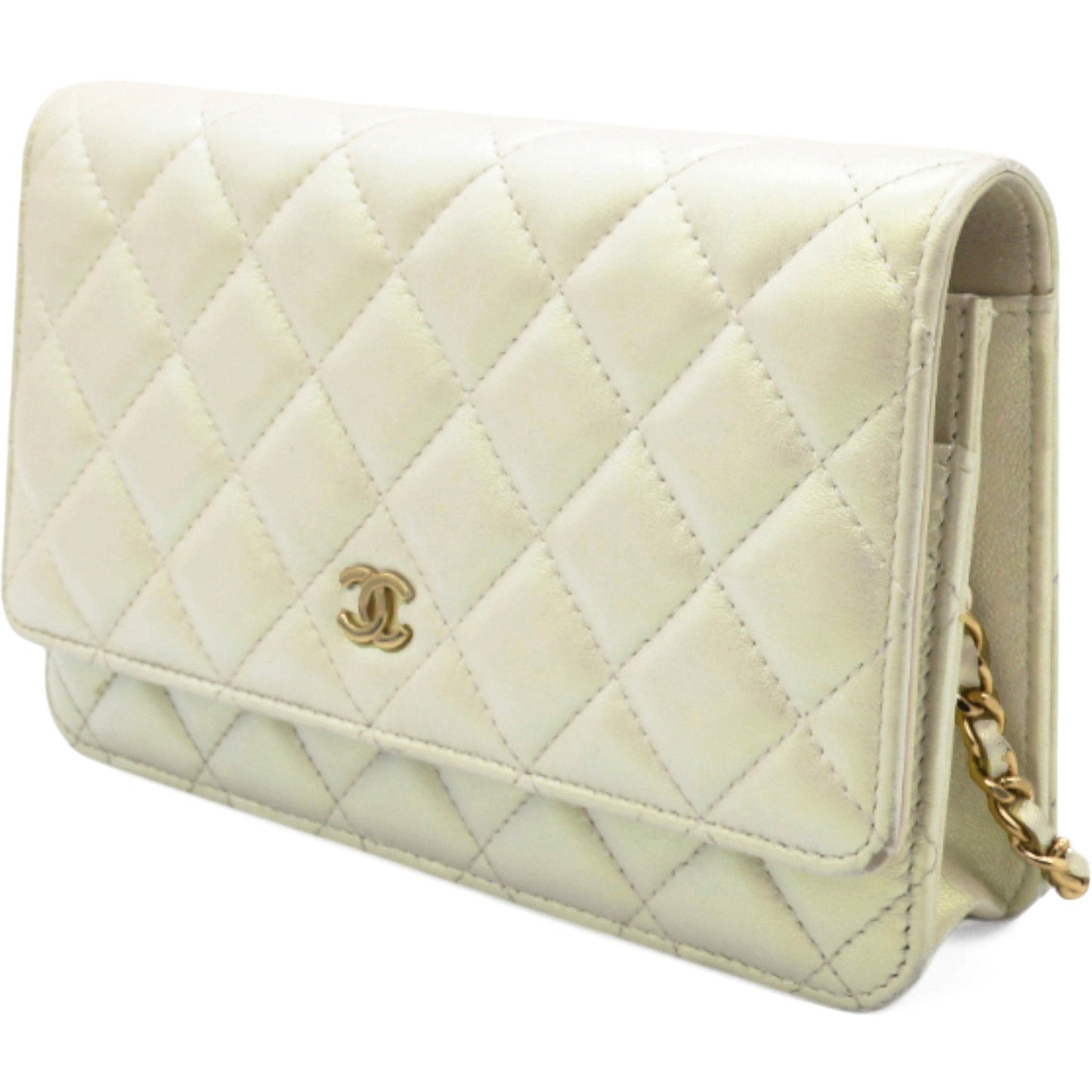 Chanel Iridescent Quilted Wallet On Chain WOC