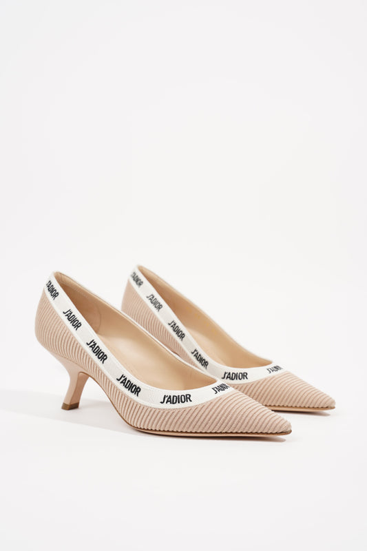 Dior Womens J'adior Pump 25 Powder Nude EU 35 / UK 2