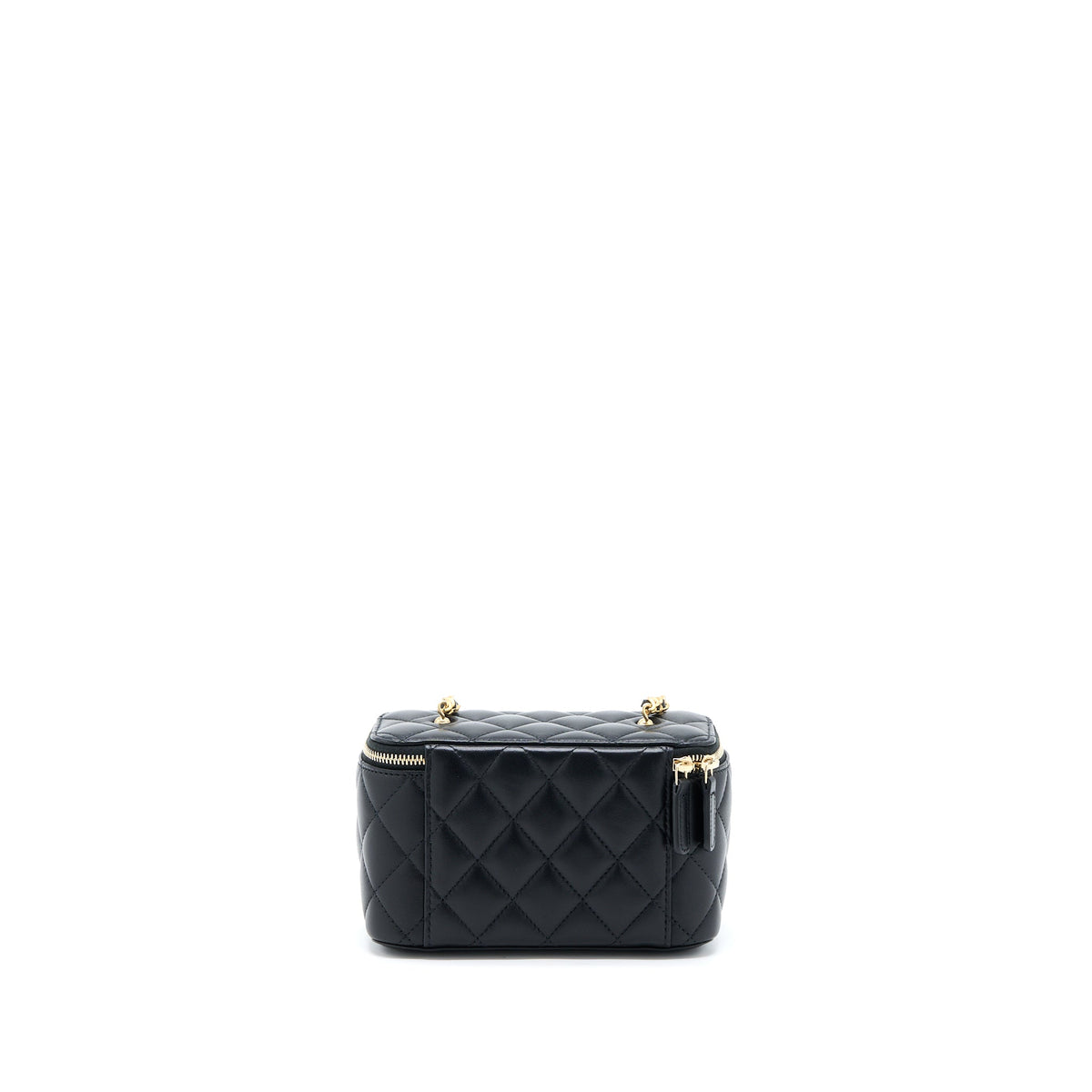 Chanel Pearl Crush Long Vanity Lambskin Black GHW