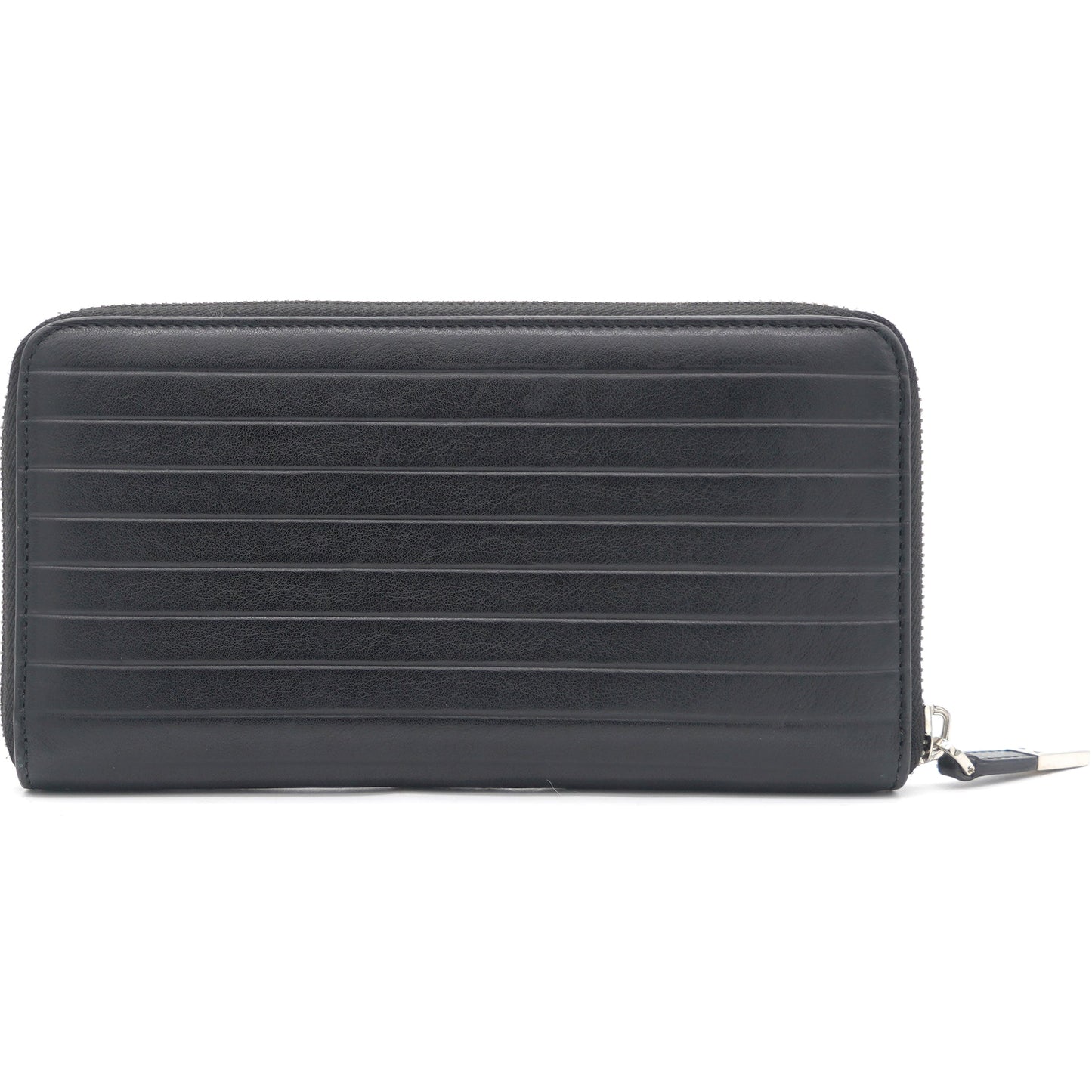 Dior Black Leather Zippy Wallet