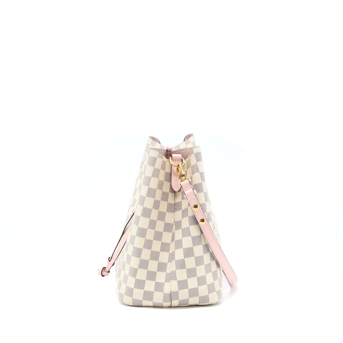 Louis Vuitton Neo Noe Bucket Bag Damier Azur/Pink GHW
