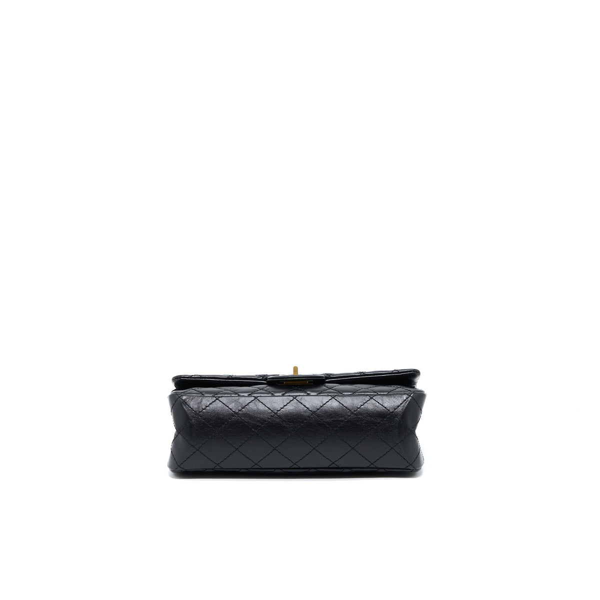 Chanel Small 2.55 Reissue Flap Bag Aged Calfskin Black Brushed GHW