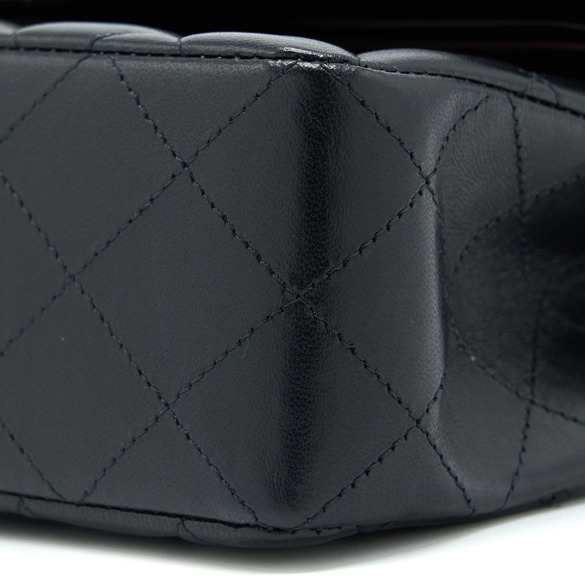 Chanel Small Classic Double Flap Bag Lambskin Black GHW (Microchip)