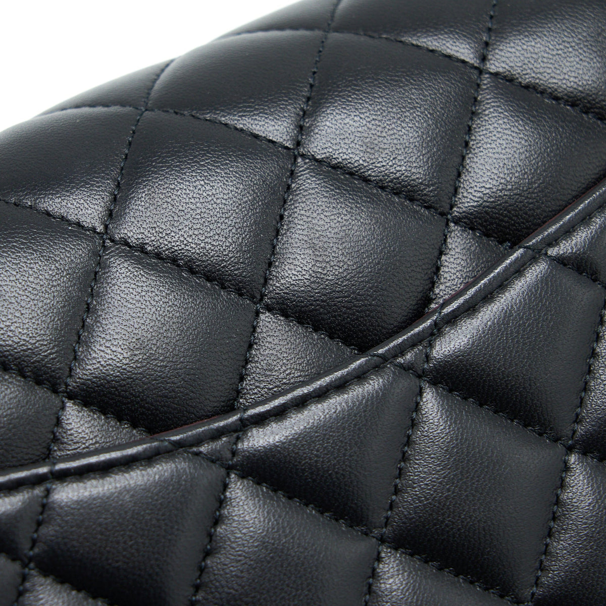 Chanel Small Classic Double Flap Bag Lambskin Black GHW (Microchip)