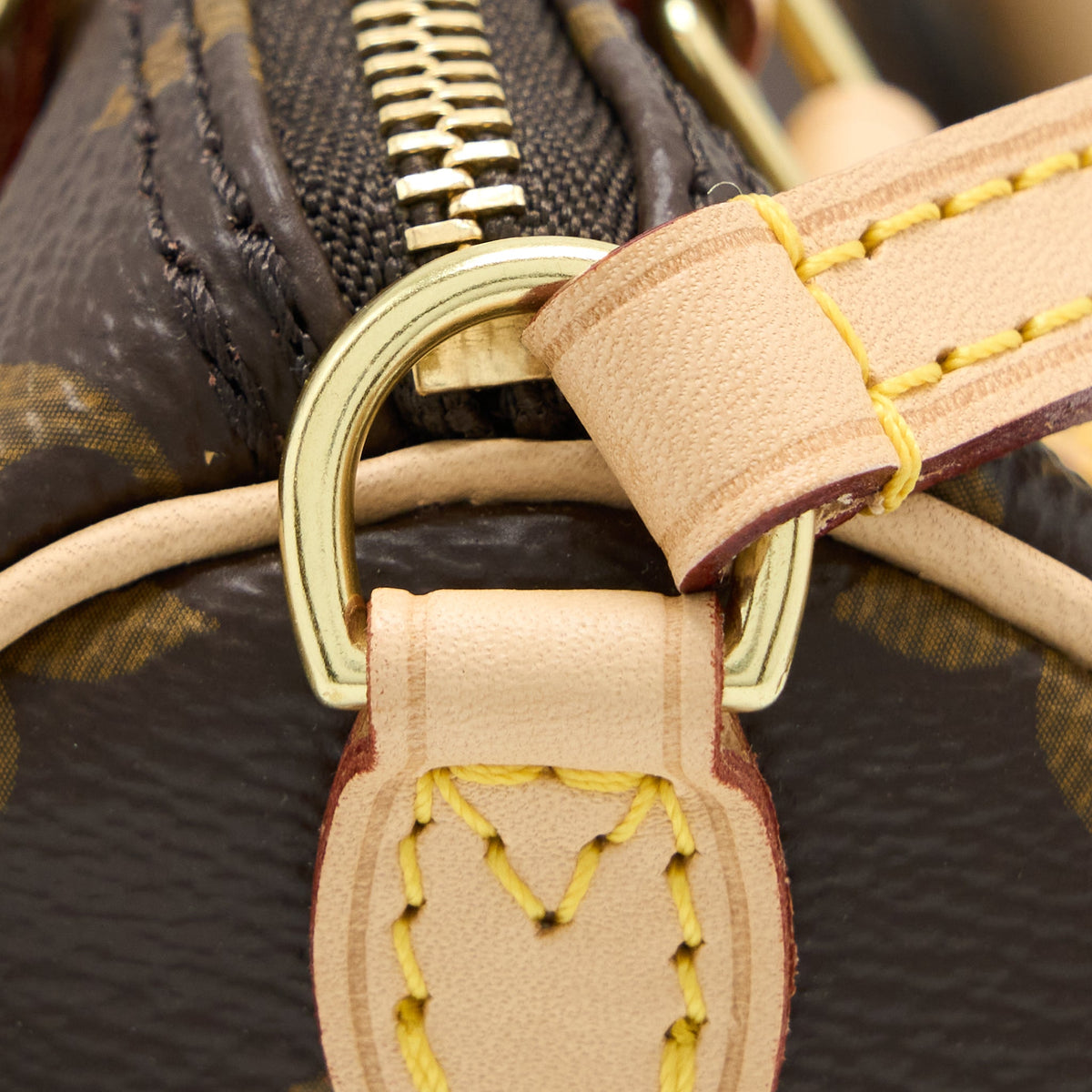Louis Vuitton Nano Speedy Monogram Canvas GHW
