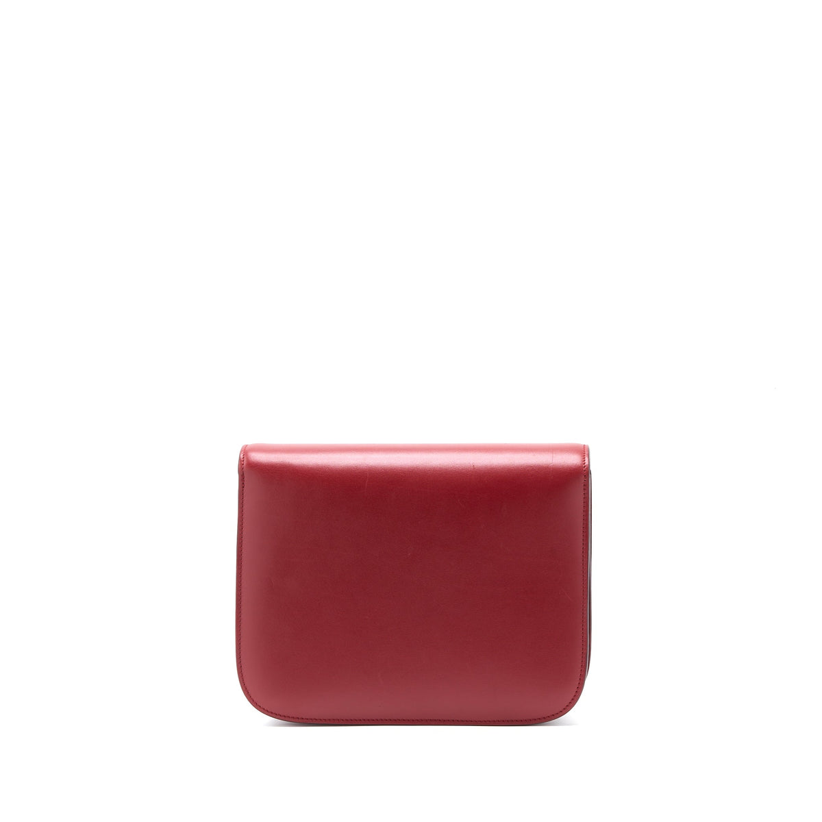 Celine Medium Classic Box Calfskin Red GHW