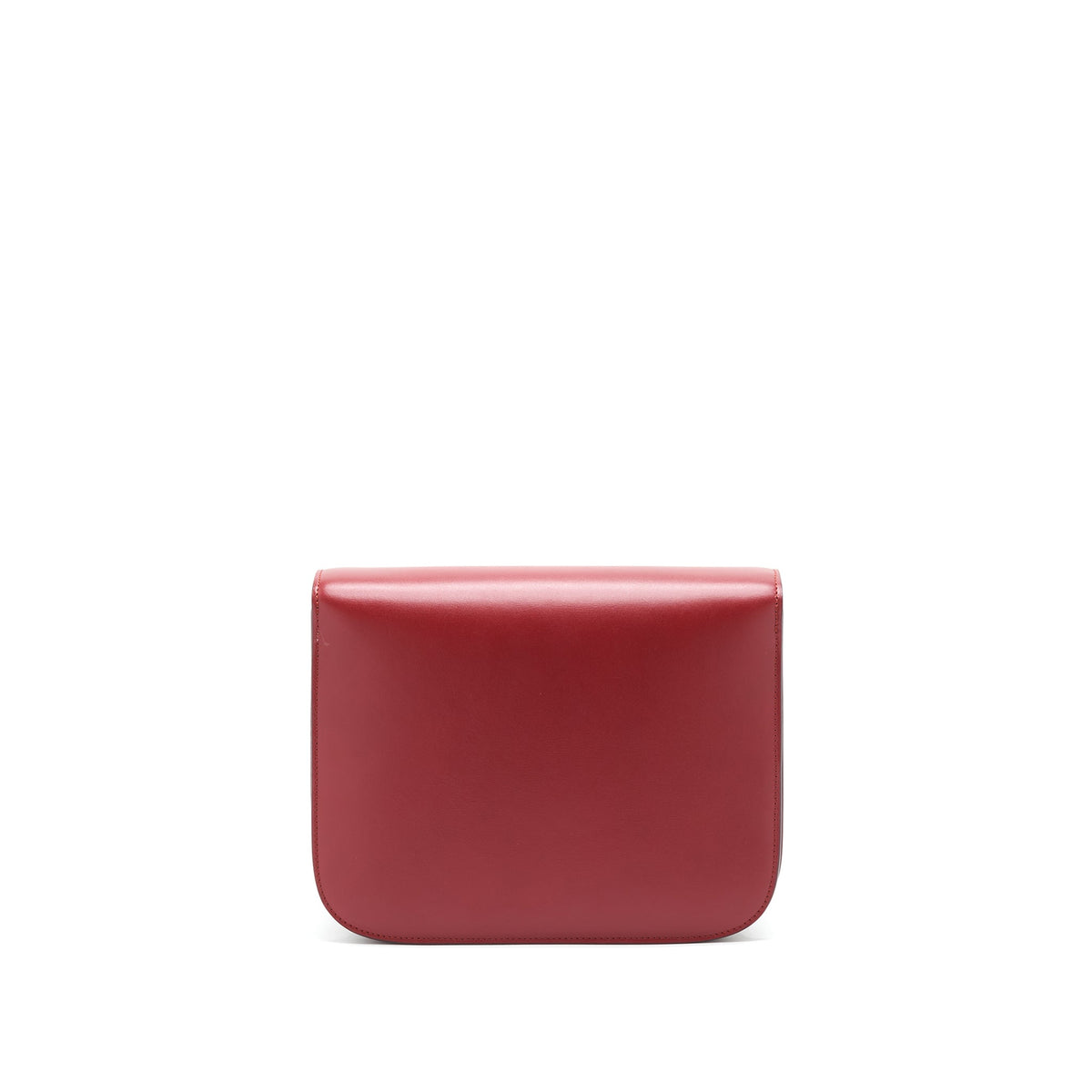 Celine Medium Classic Box Bag red GHW