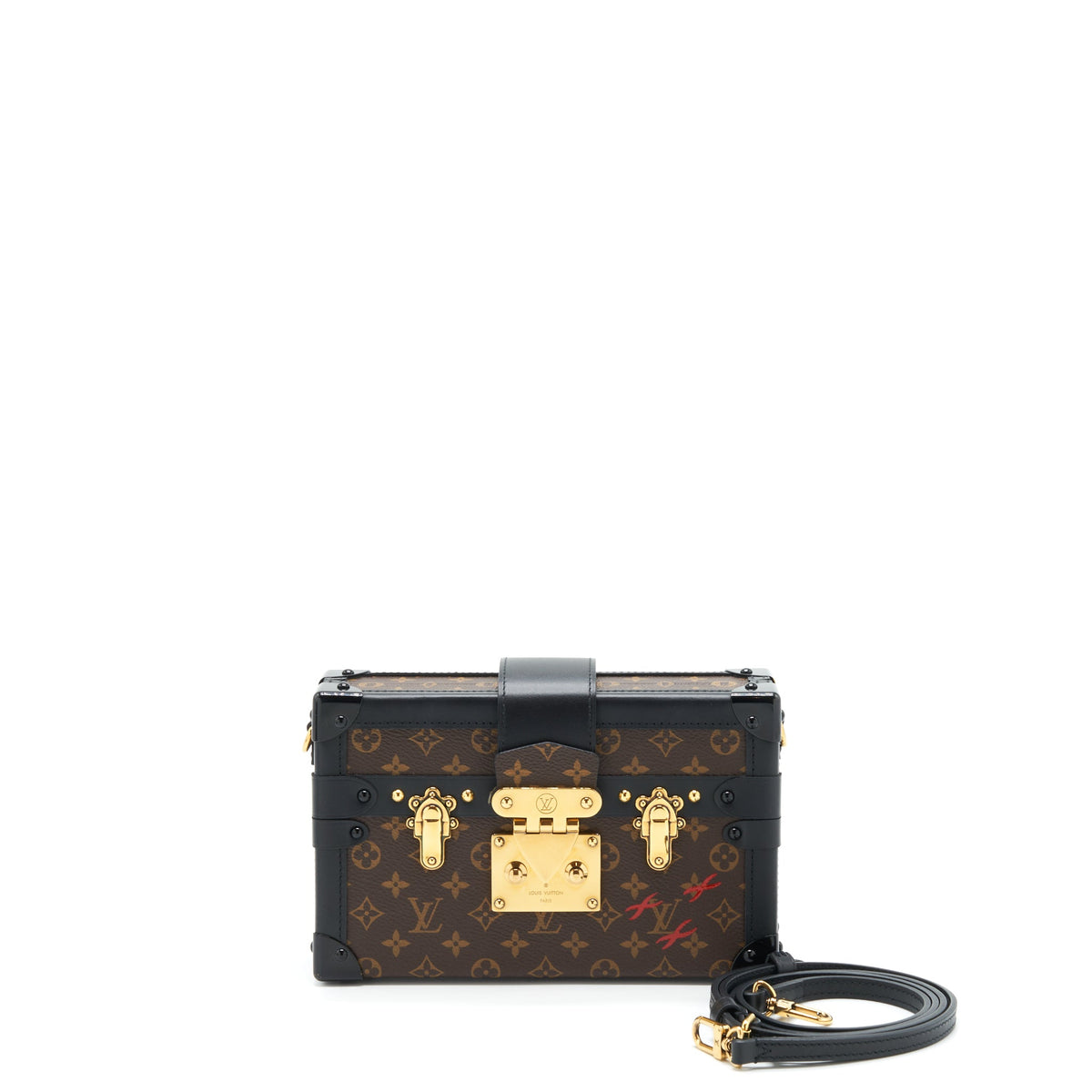 Louis Vuitton Petite Malle Monogram Canvas GHW