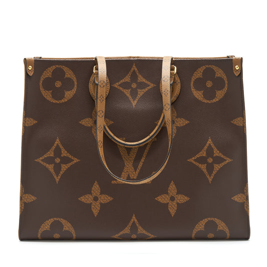 Louis Vuitton On The Go GM Monogram Reverse Canvas GHW