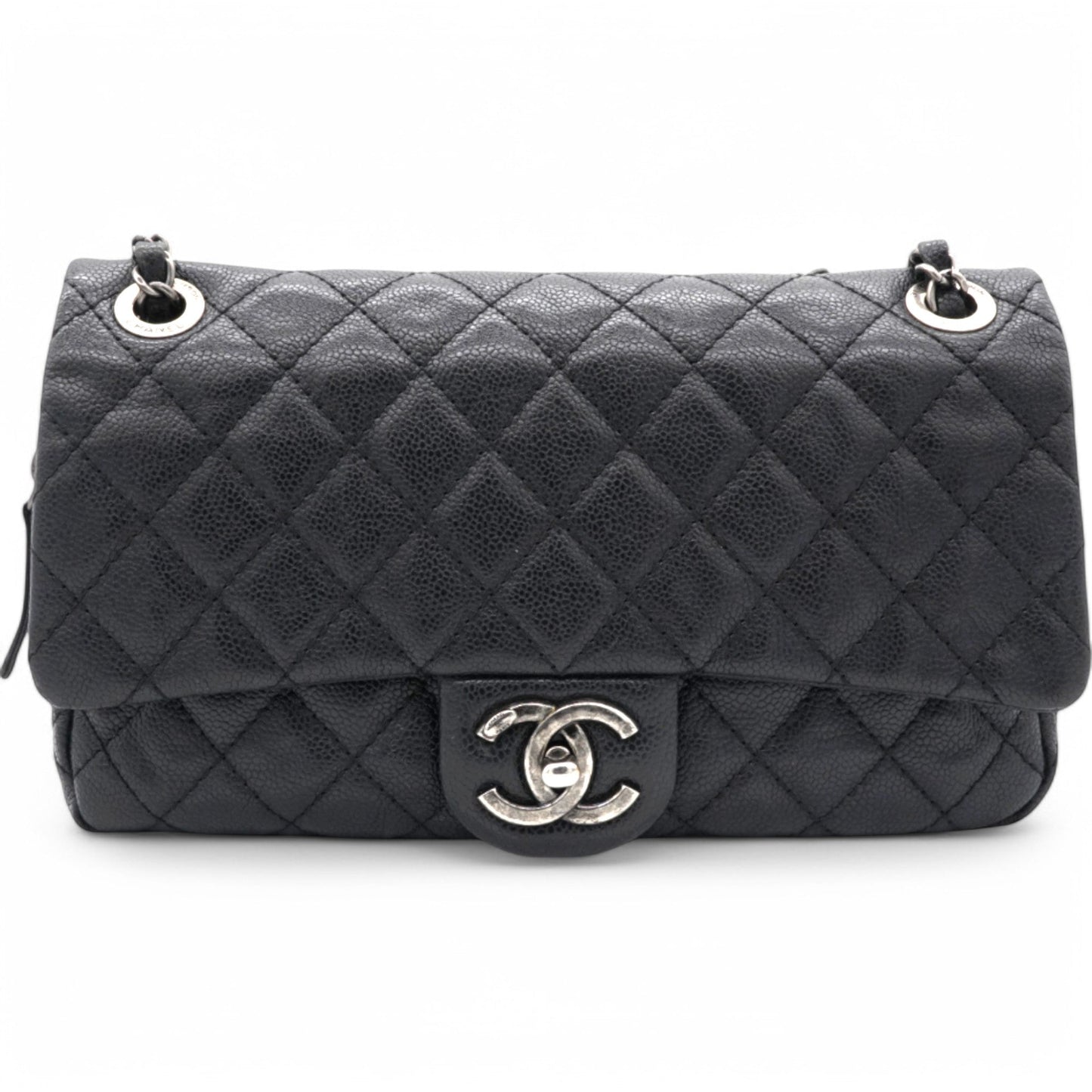 Chanel Caviar Flap Bag Black