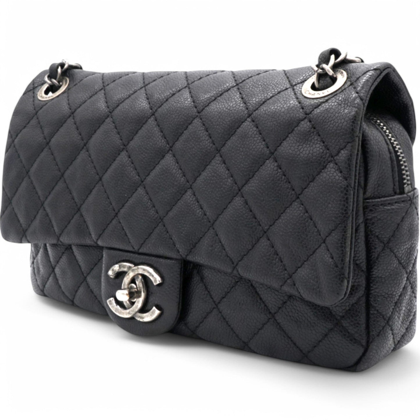 Chanel Caviar Flap Bag Black