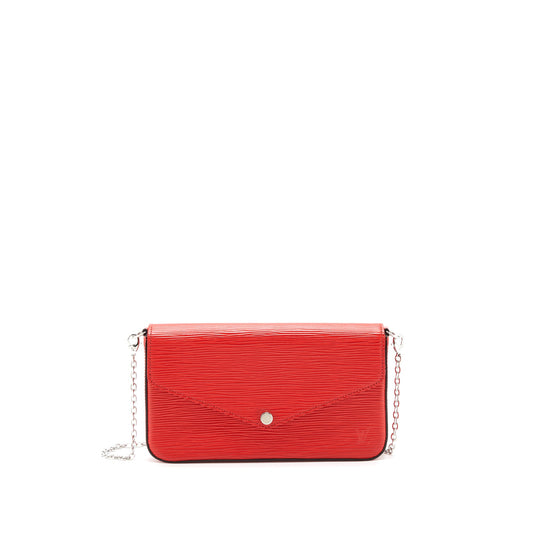 Louis Vuitton Felicie Pochette Red SHW