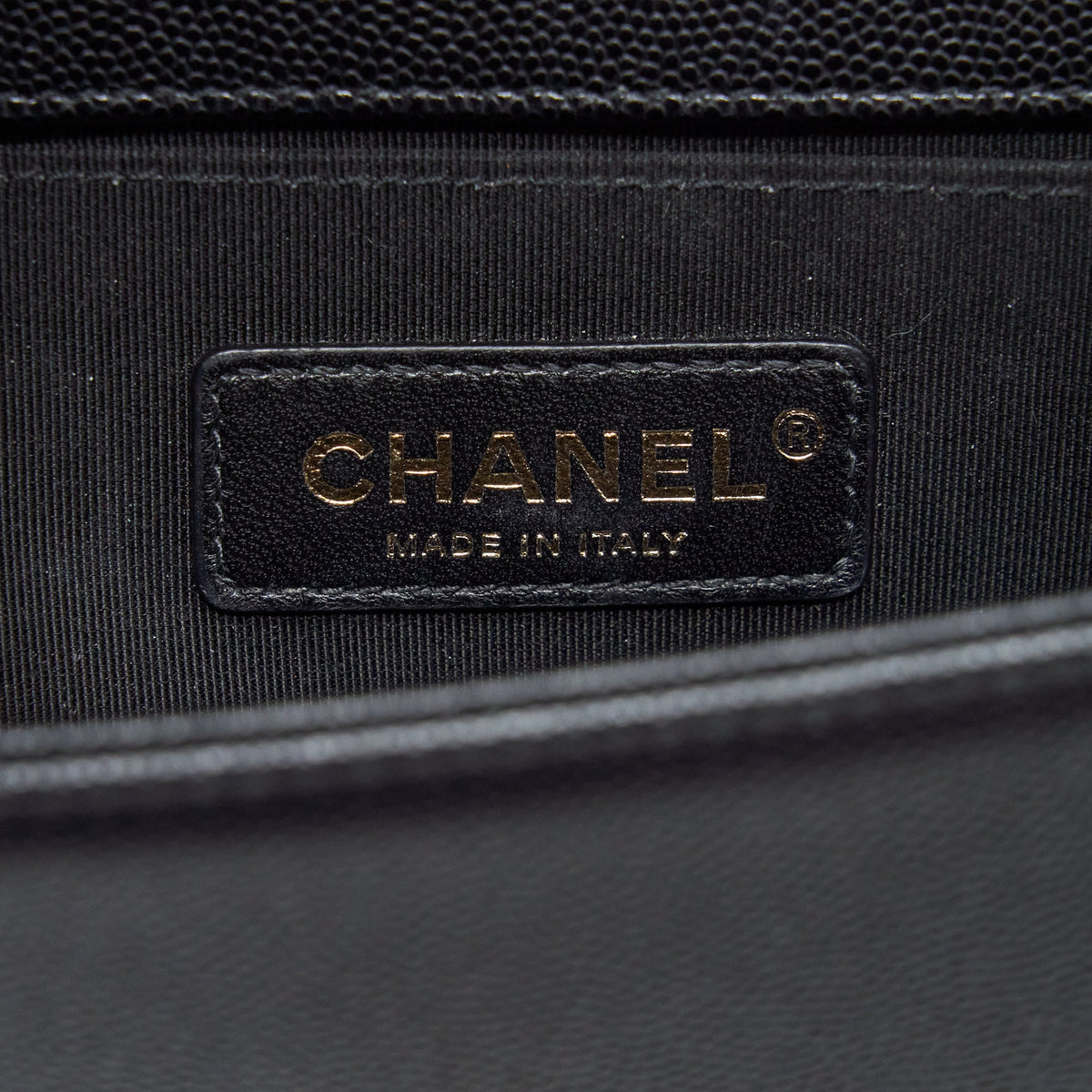 Chanel Small Boy Bag Caviar Black GHW