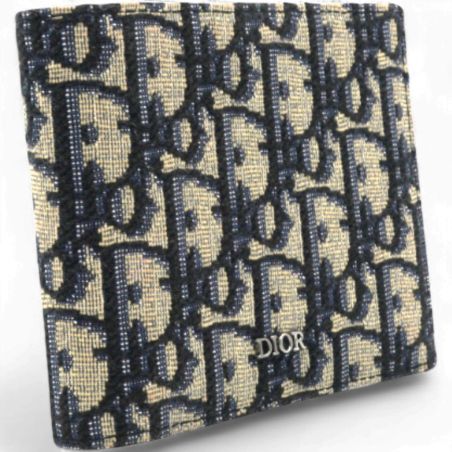 Dior Oblique Compact Wallet Black