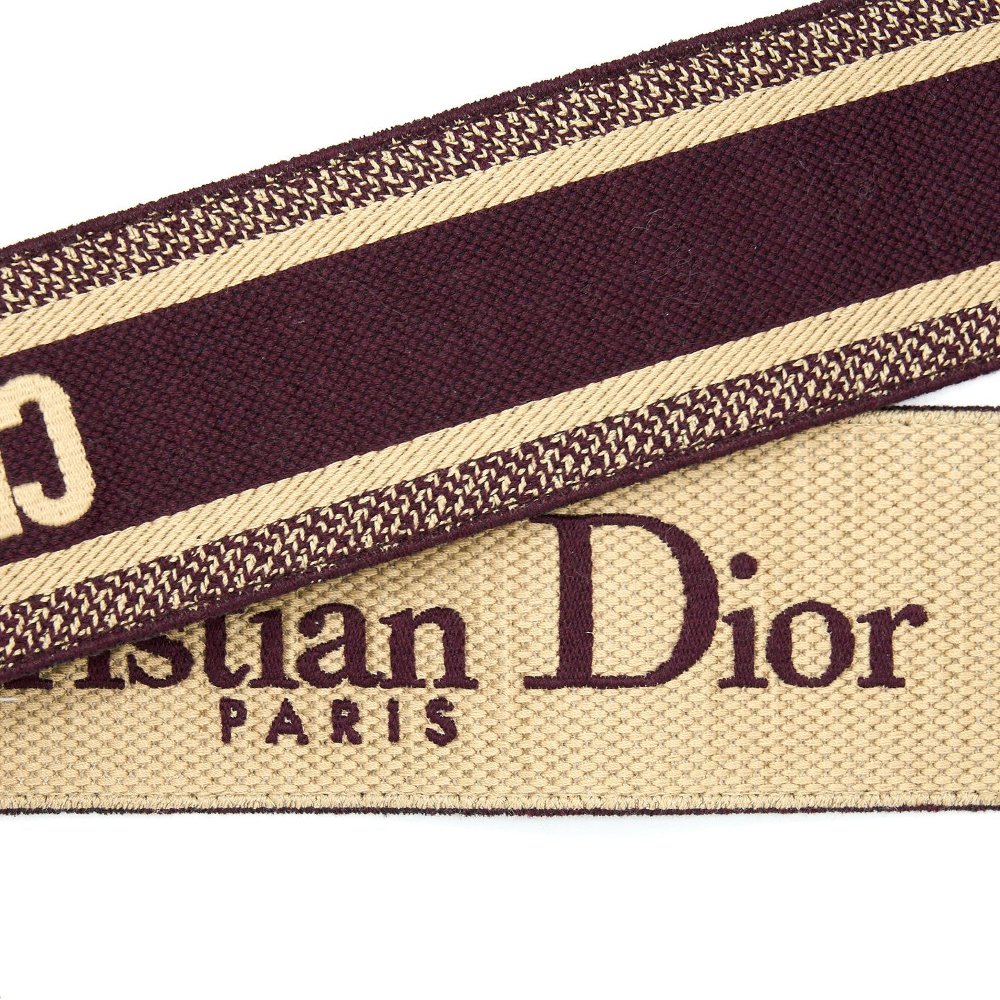 Dior Shoulder Strap Burgundy/Multicolour GHW