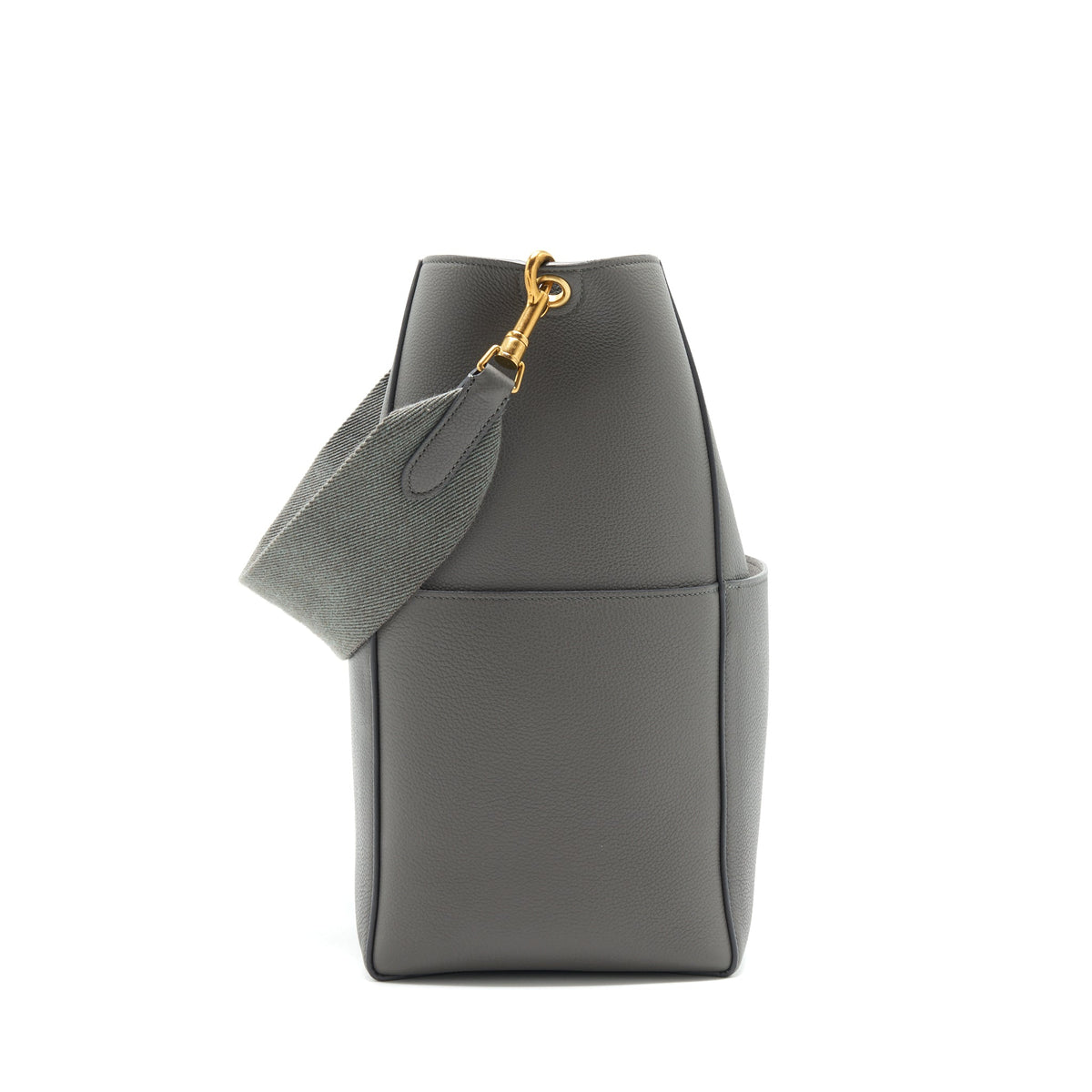 Celine Sangle Bucket bag grey GHW