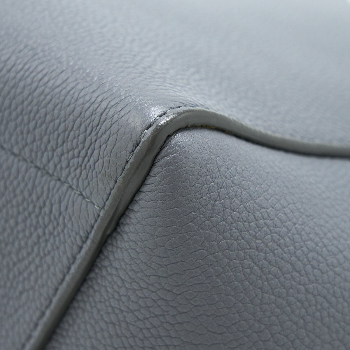 Celine Sangle Bucket Bag Calfskin Grey GHW