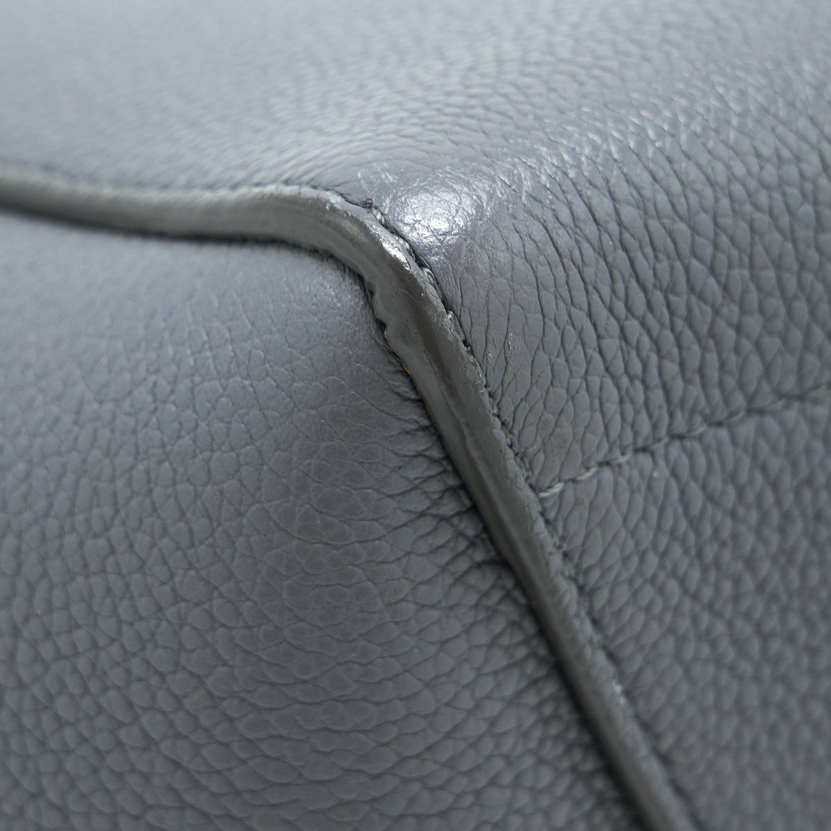 Celine Sangle Bucket Bag Calfskin Grey GHW