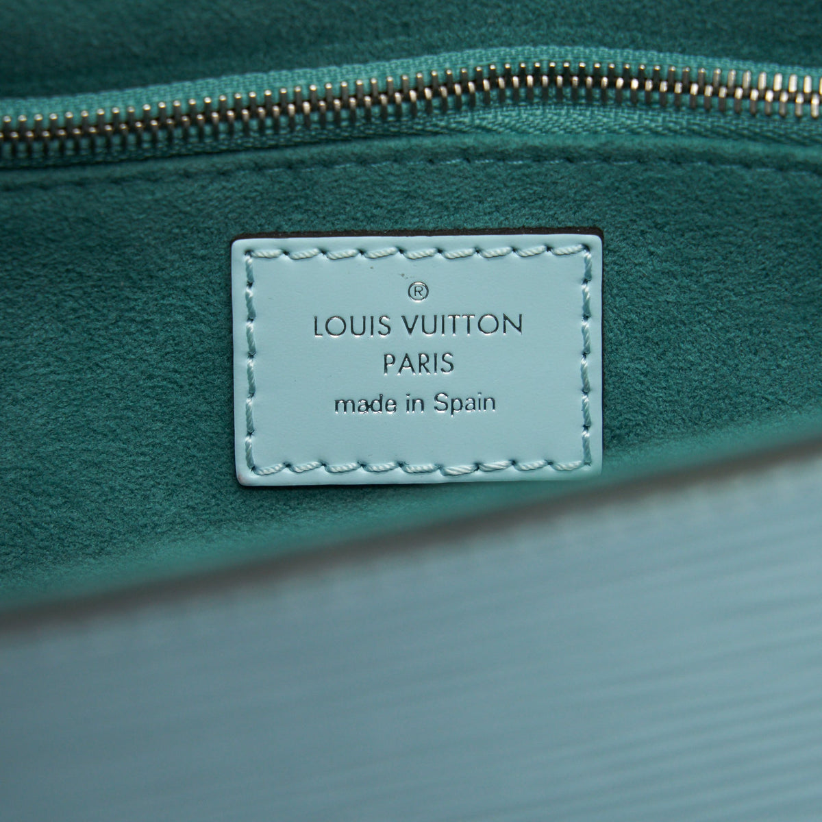 Louis Vuitton Top Handle Flap Bag Epi Light Blue SHW