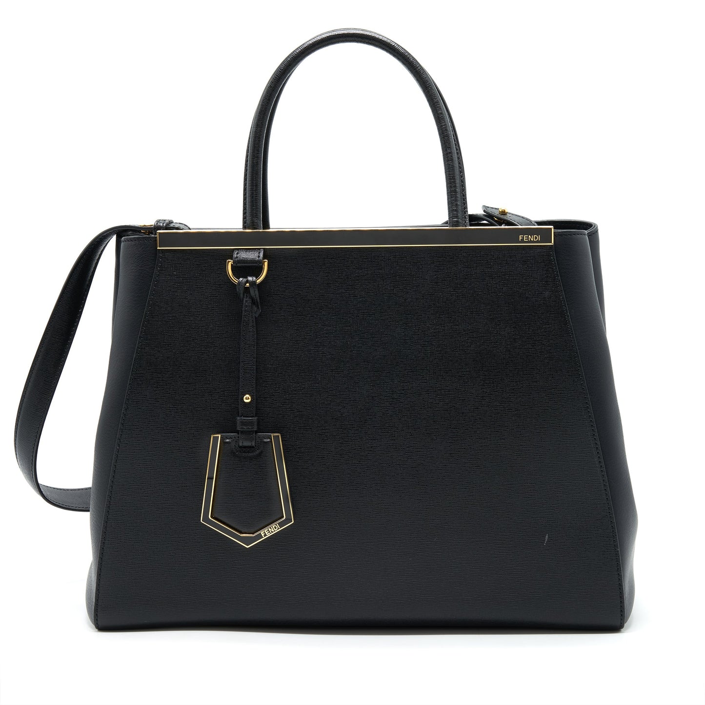 Fendi 2Jours Tote Bag Black GHW