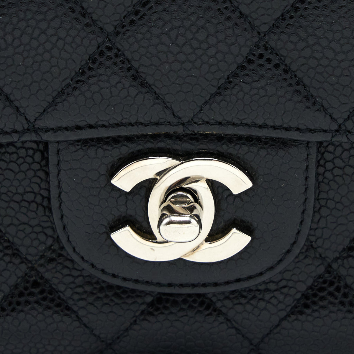 Chanel Medium Classic Double Flap Bag Caviar Black SHW