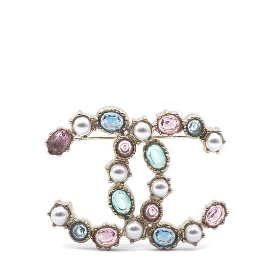 Chanel Crystal Embellished Brooch