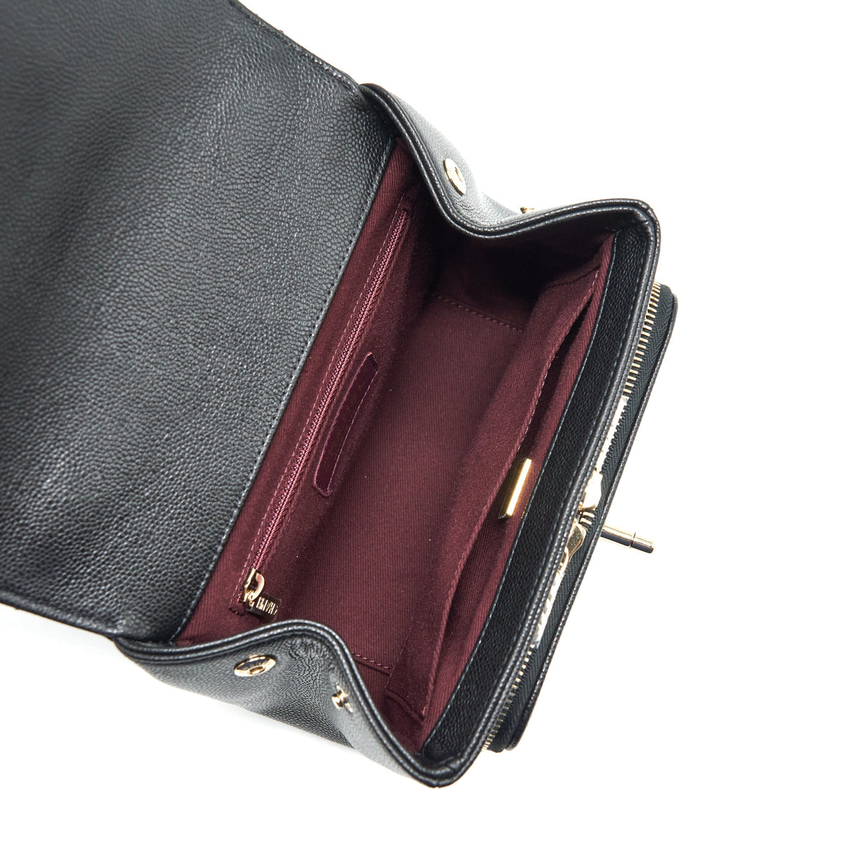 Chanel Small Business Affinity Caviar Black LGHW (Microchip)