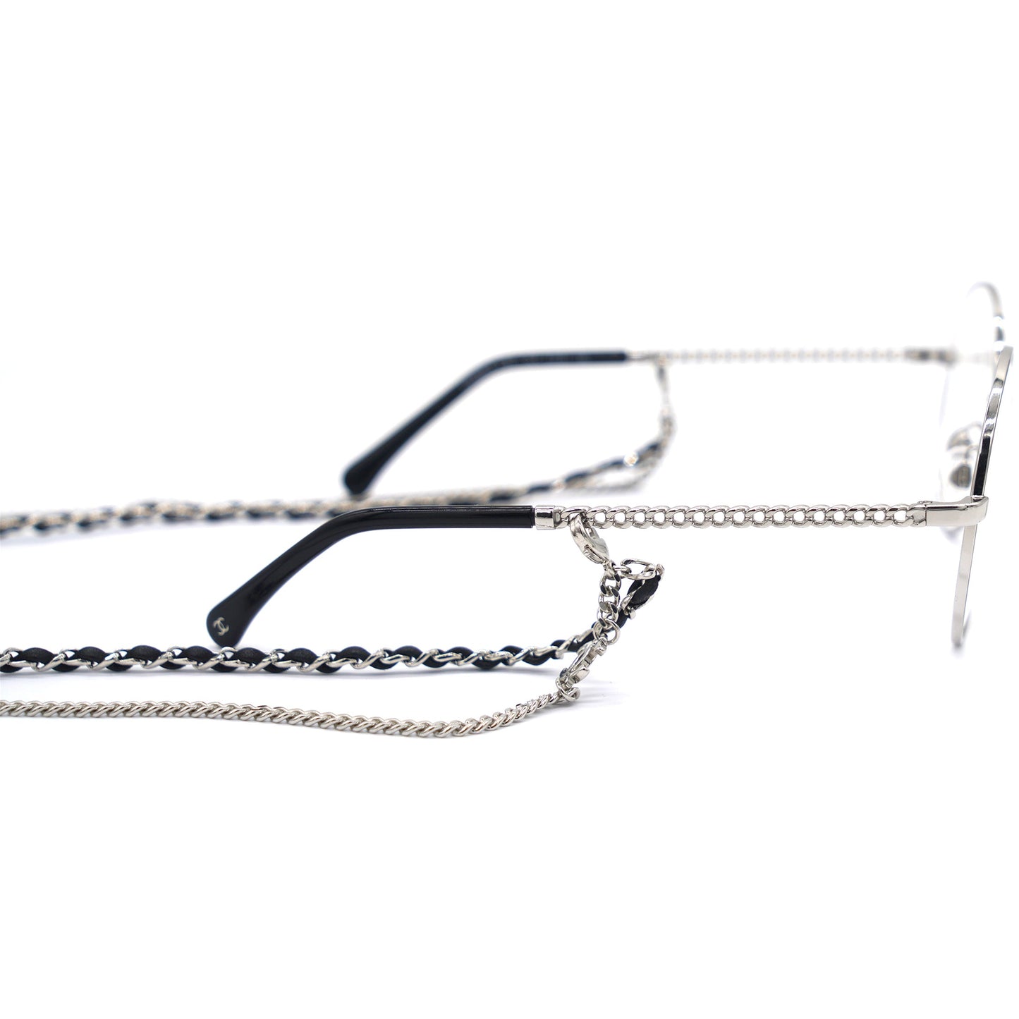 Chanel Round Eye Glasses 2186 Silver