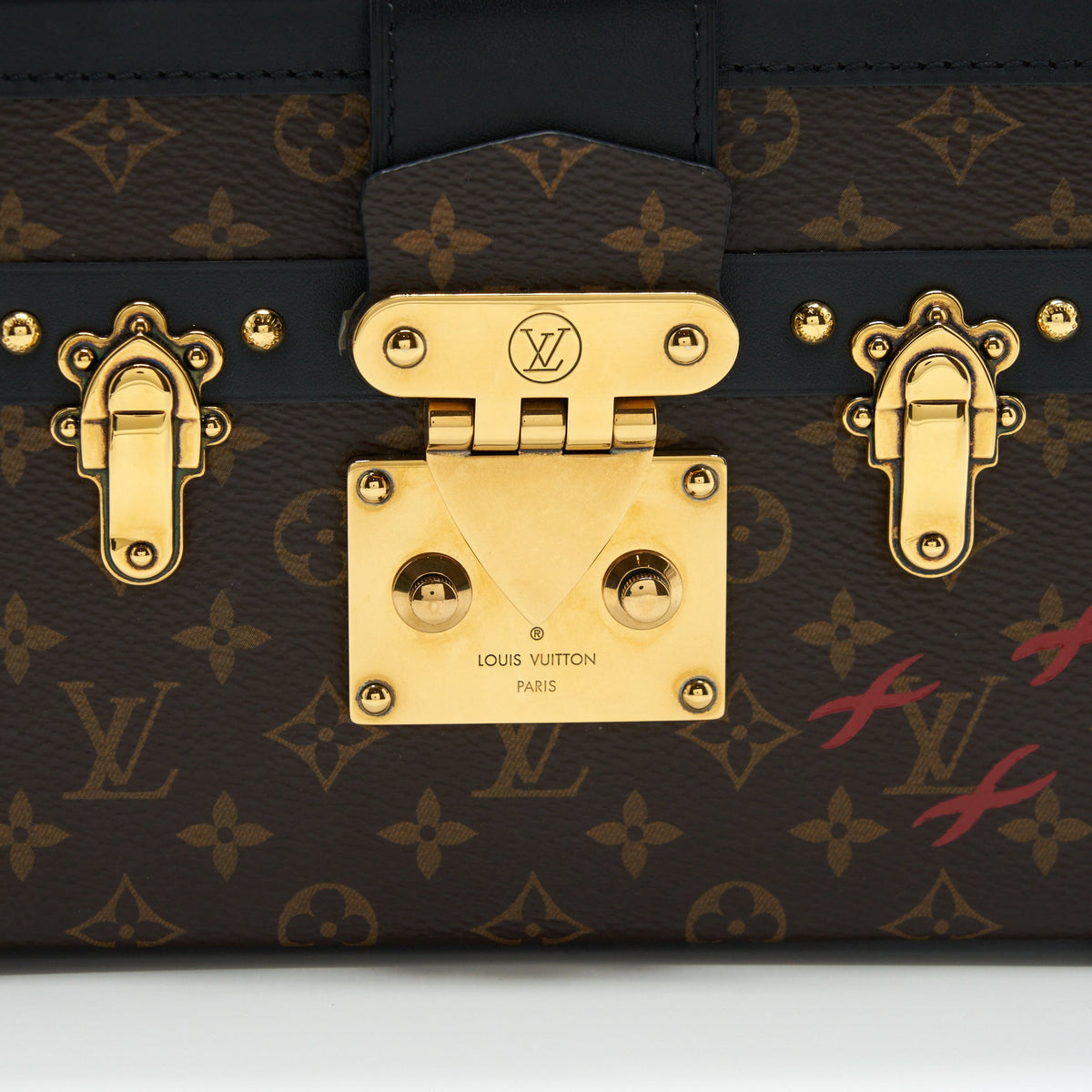 Louis Vuitton Petite Malle Monogram Canvas GHW