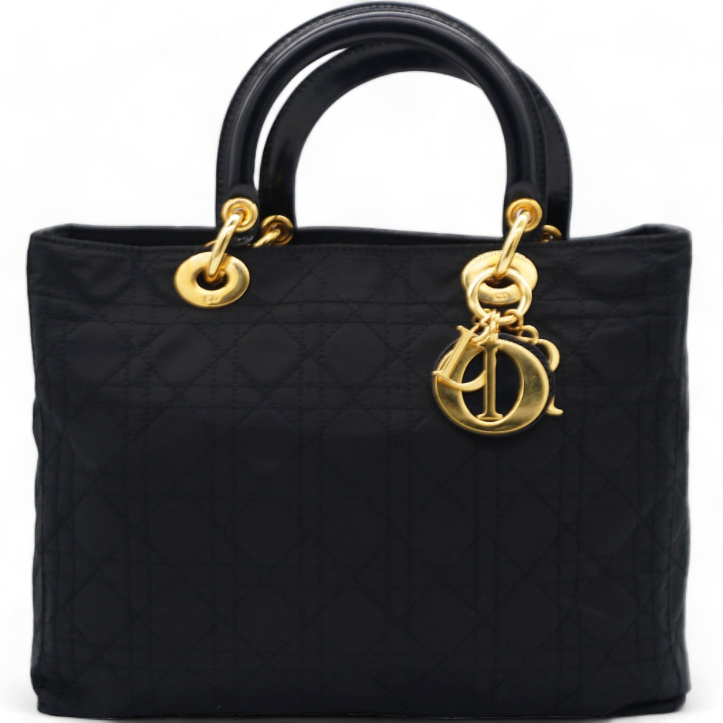 Dior Nylon Cannage Lady Dior Black