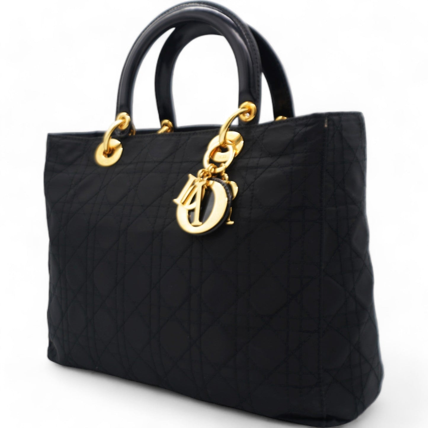 Dior Nylon Cannage Lady Dior Black