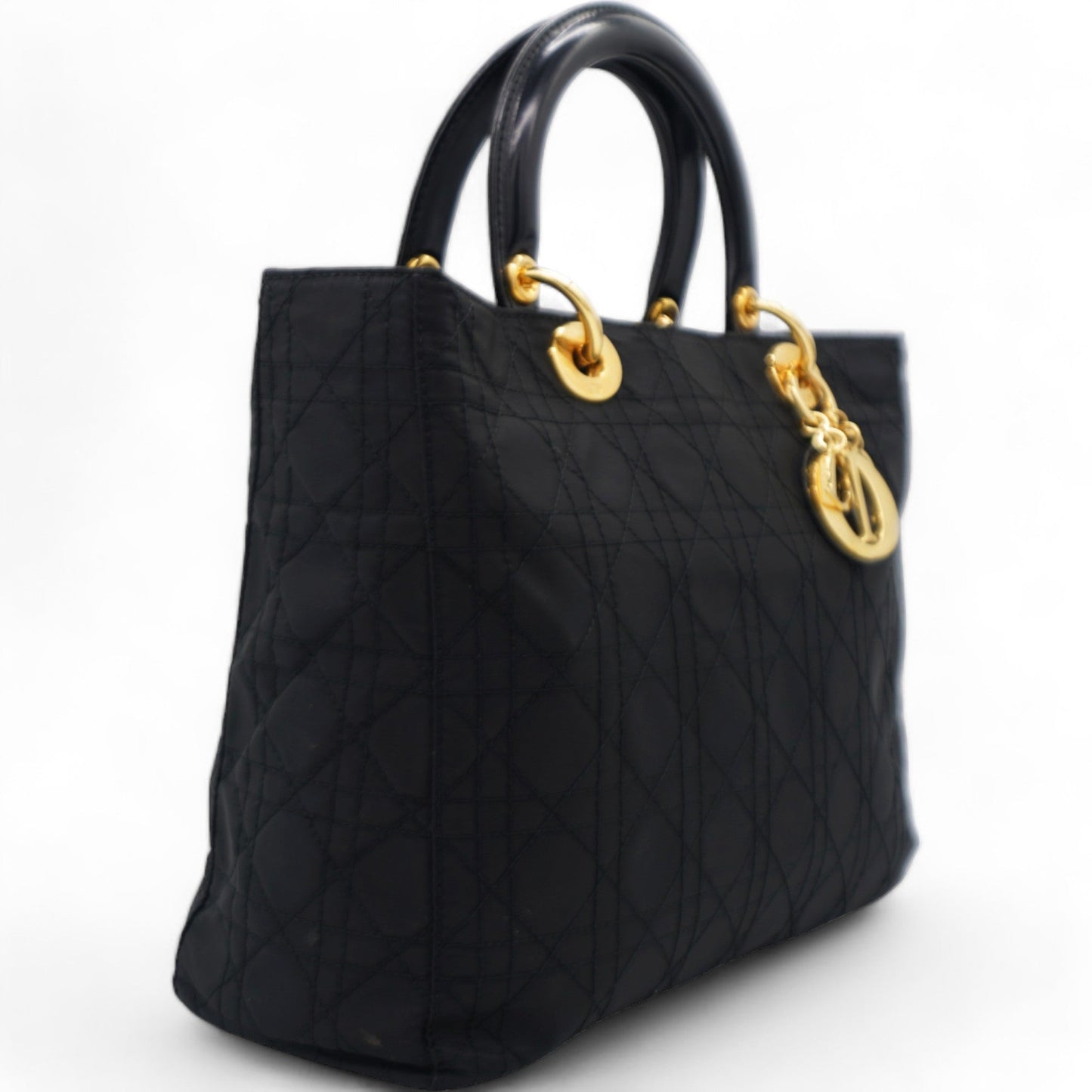 Dior Nylon Cannage Lady Dior Black