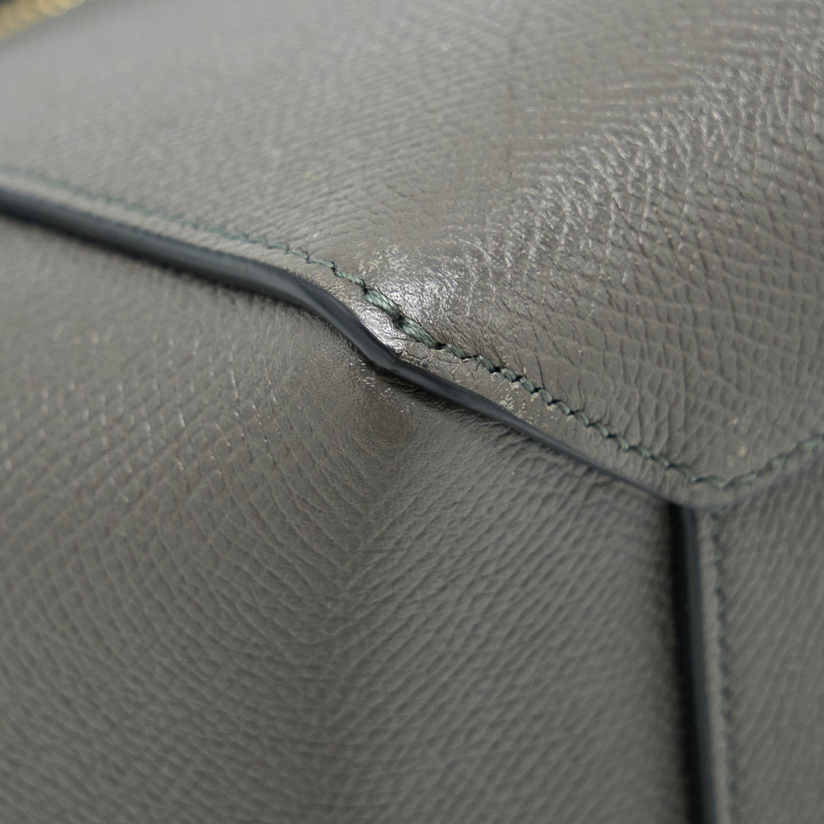 Celine Belt Bag Grained Calfskin Grey GHW