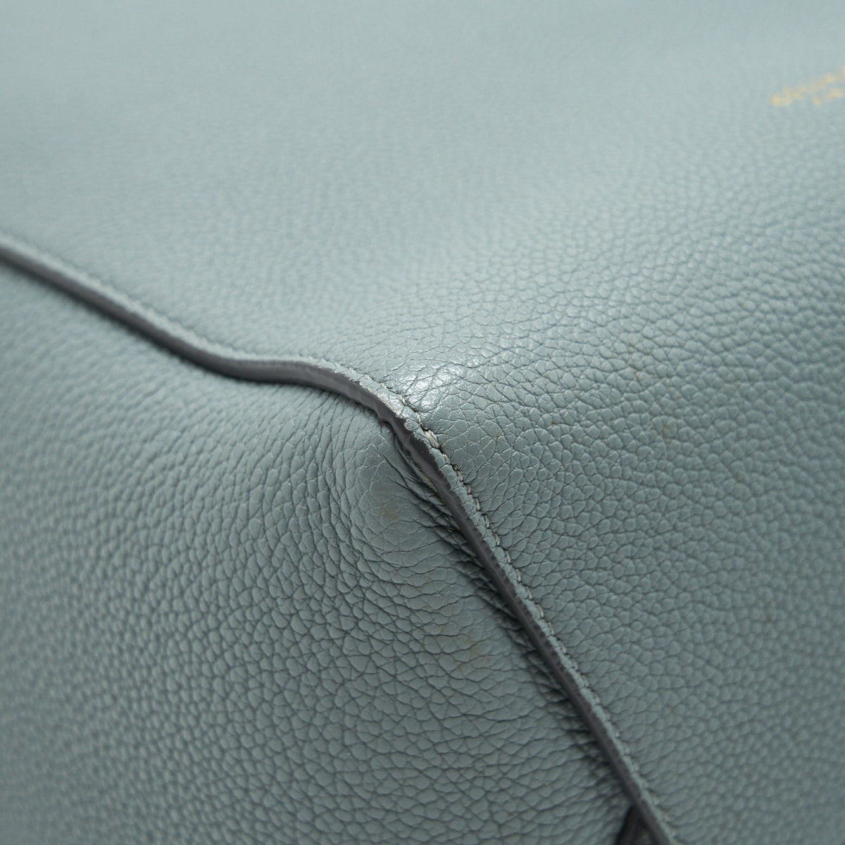 CELINE SMALL SANGLE BUCKET BAG IN GREY