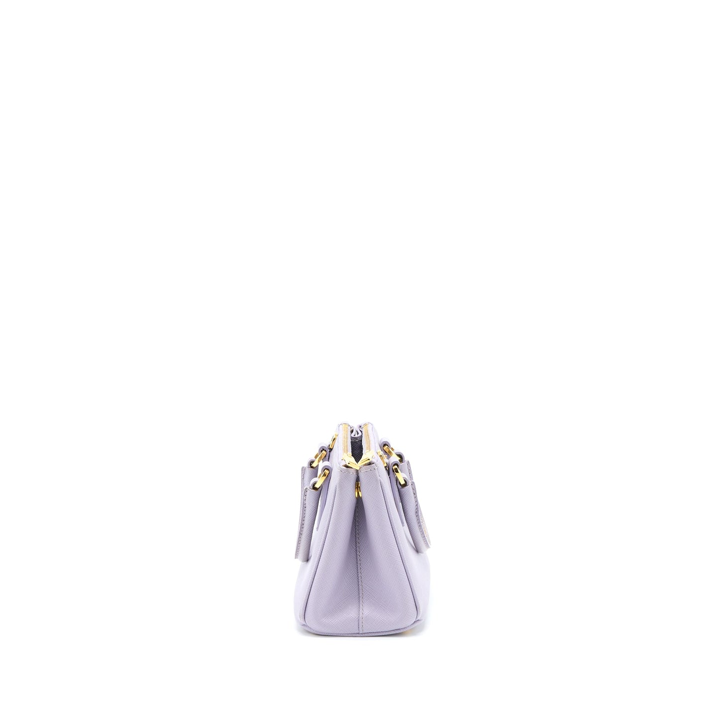 Prada Galleria Saffiano Mini Bag Leather Light Purple GHW