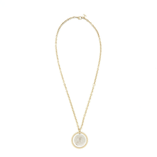 Chanel Giant Round CC Necklace