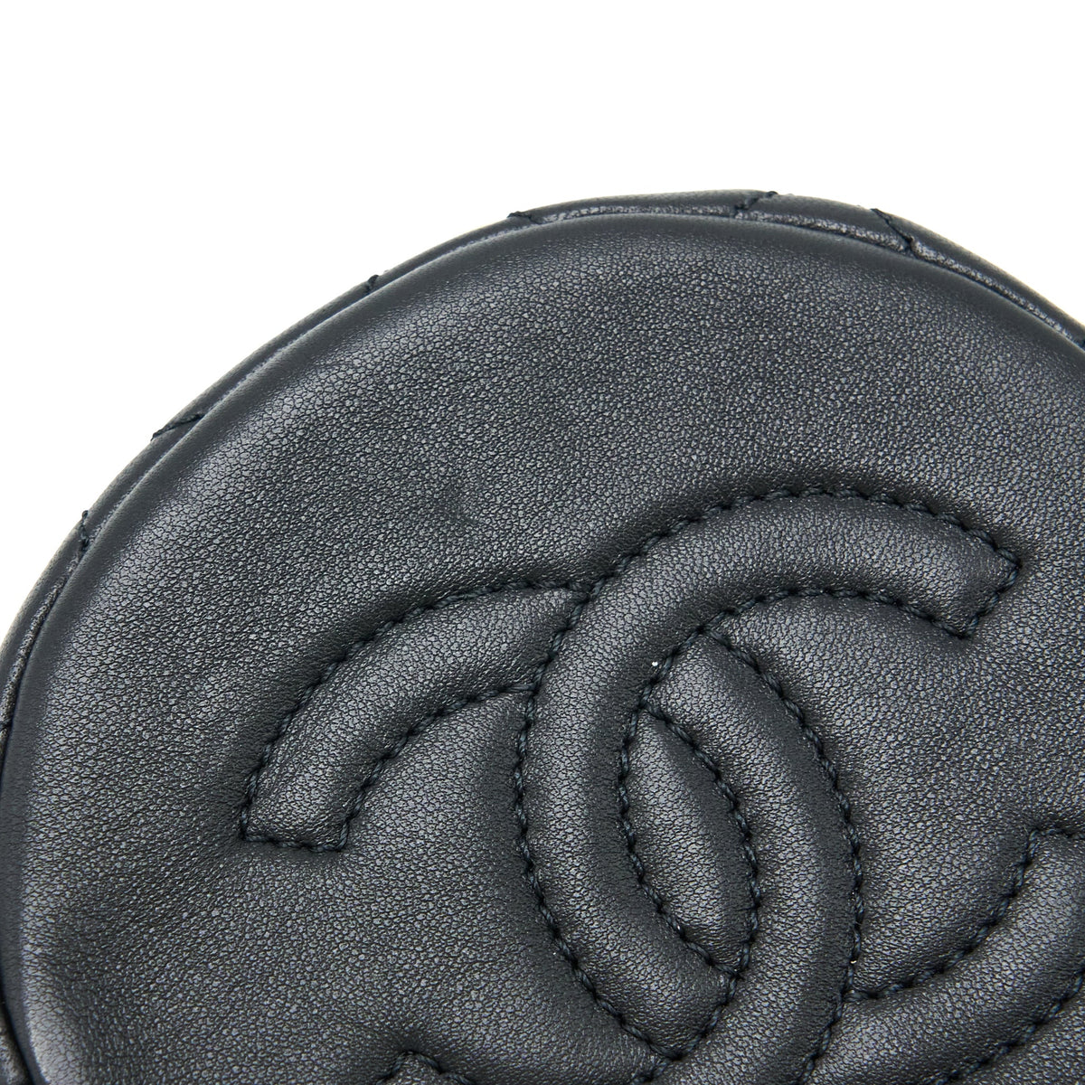 Chanel Mini Pearly Bucket Bag with Chain Lambskin Black LGHW