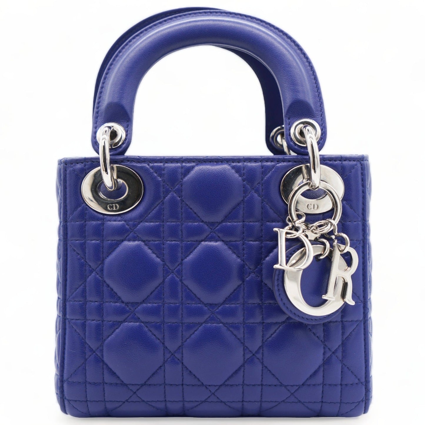 Dior Mini Lady Dior Blue Lambskin