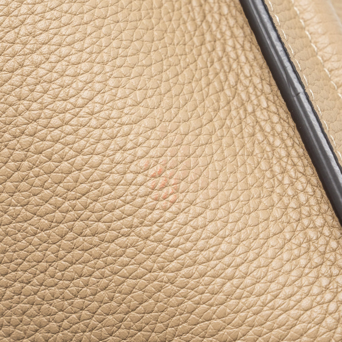 Celine micro luggage bag calfskin dune SHW