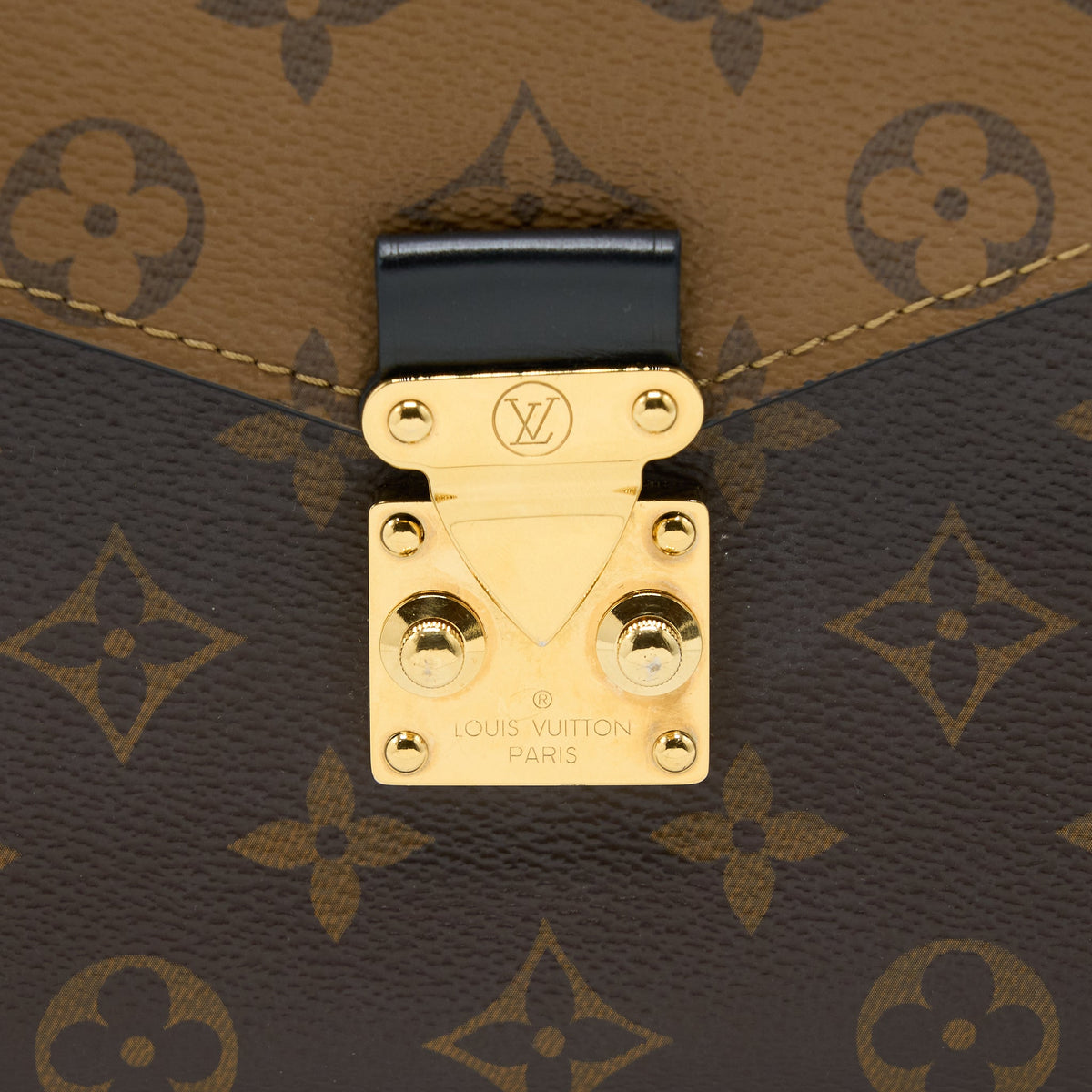 Louis Vuitton Pochette Metis Monogram Reverse Canvas GHW