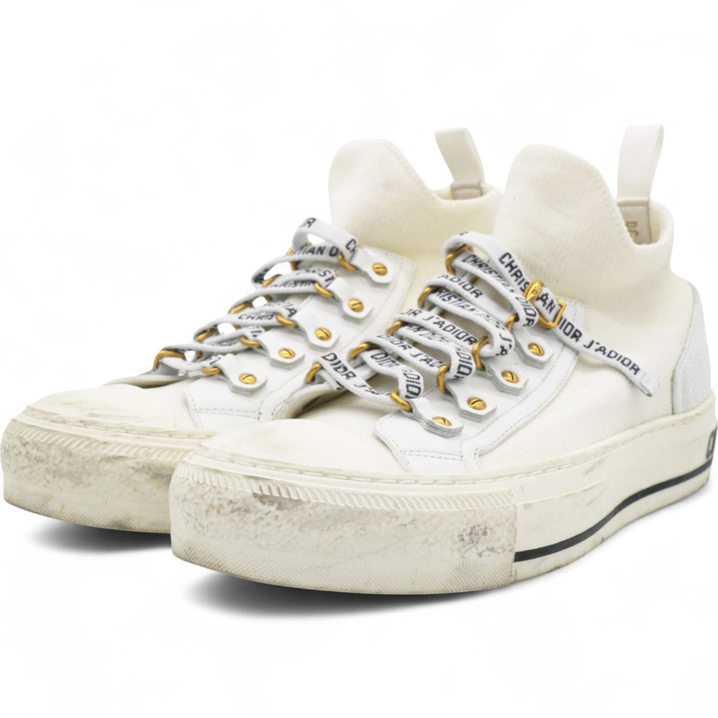 Dior Technical Knit Womens Walk'N'Dior High Top Sneakers Size36.5