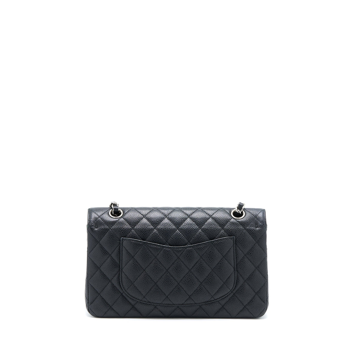 Chanel Medium Classic Double Flap Bag Caviar Black SHW