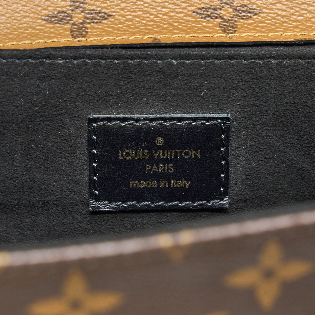Louis Vuitton Pochette Metis Monogram Reverse Canvas GHW