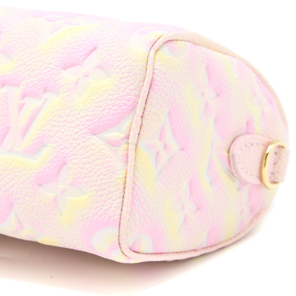 Louis Vuitton Nano Speedy Monogram Empreinte Multicolour GHW