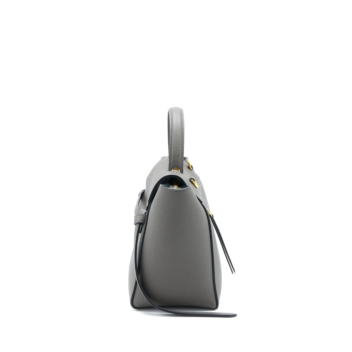 Celine Micro Belt Bag Grained Calfskin Grey GHW