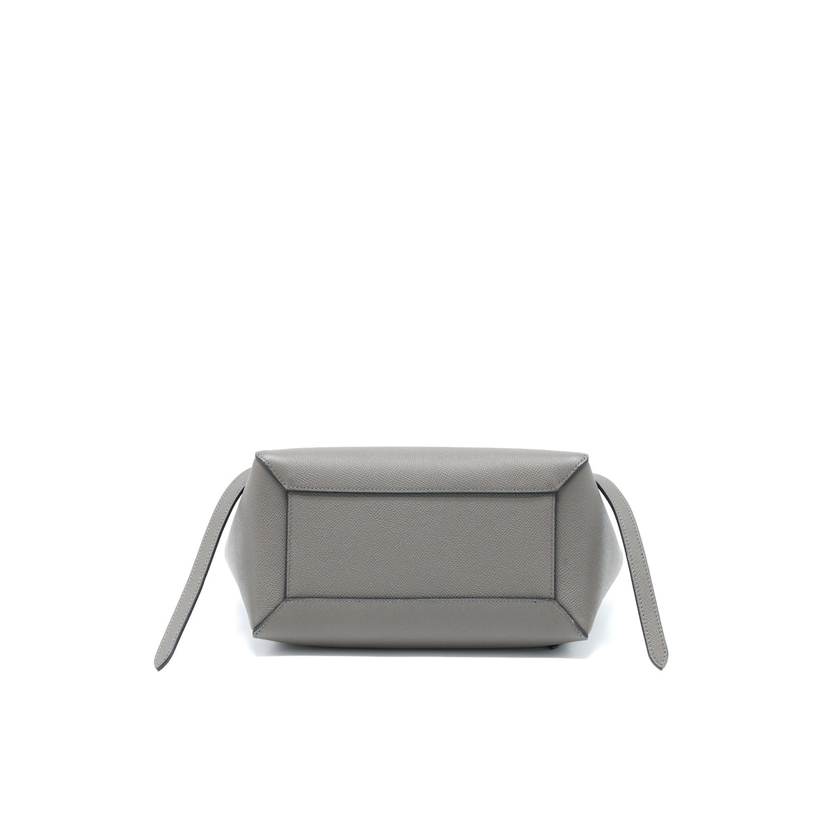 Celine Micro Belt Bag Grained Calfskin Grey GHW