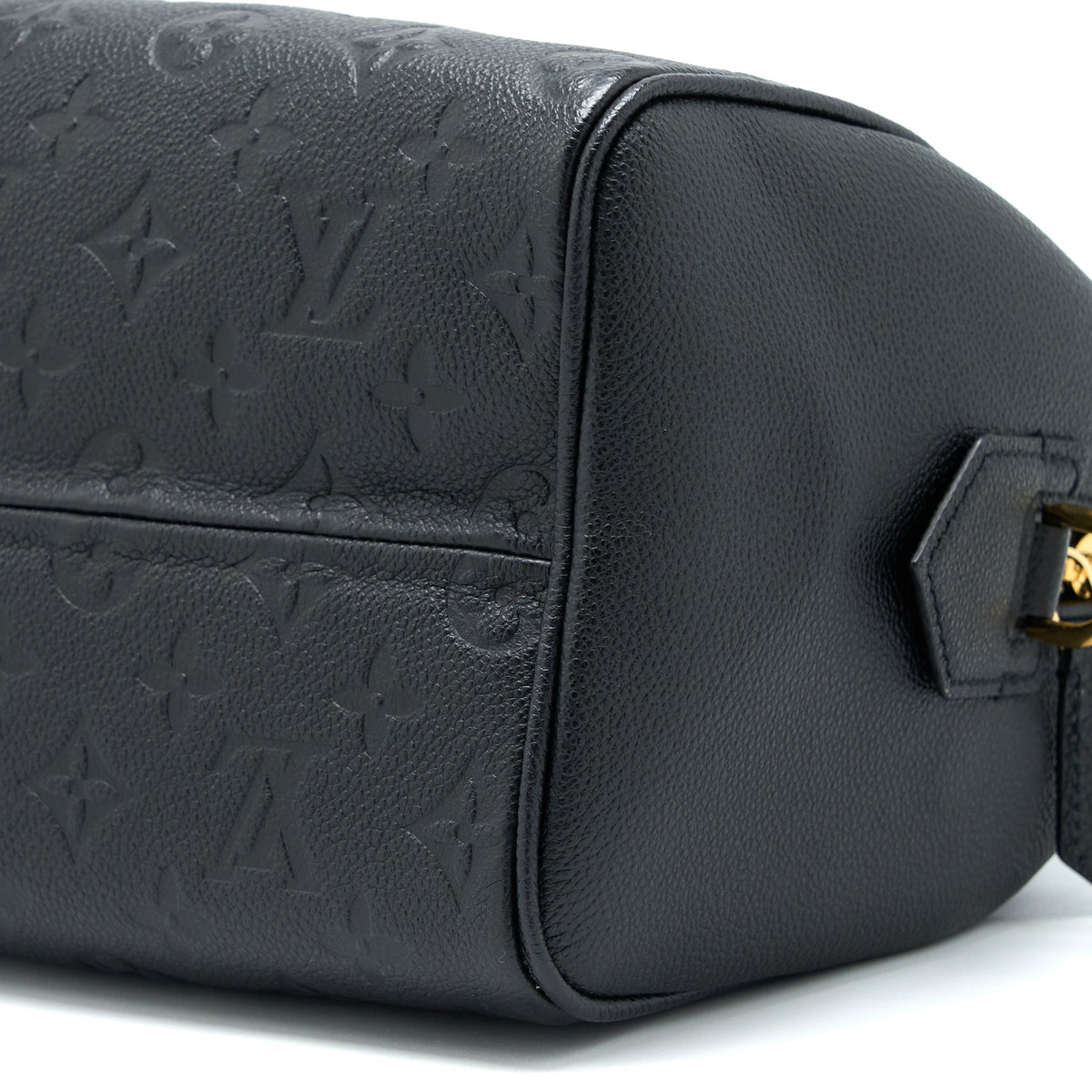 Louis Vuitton Speedy 25 Bandouliere Monogram Empreinte Black GHW