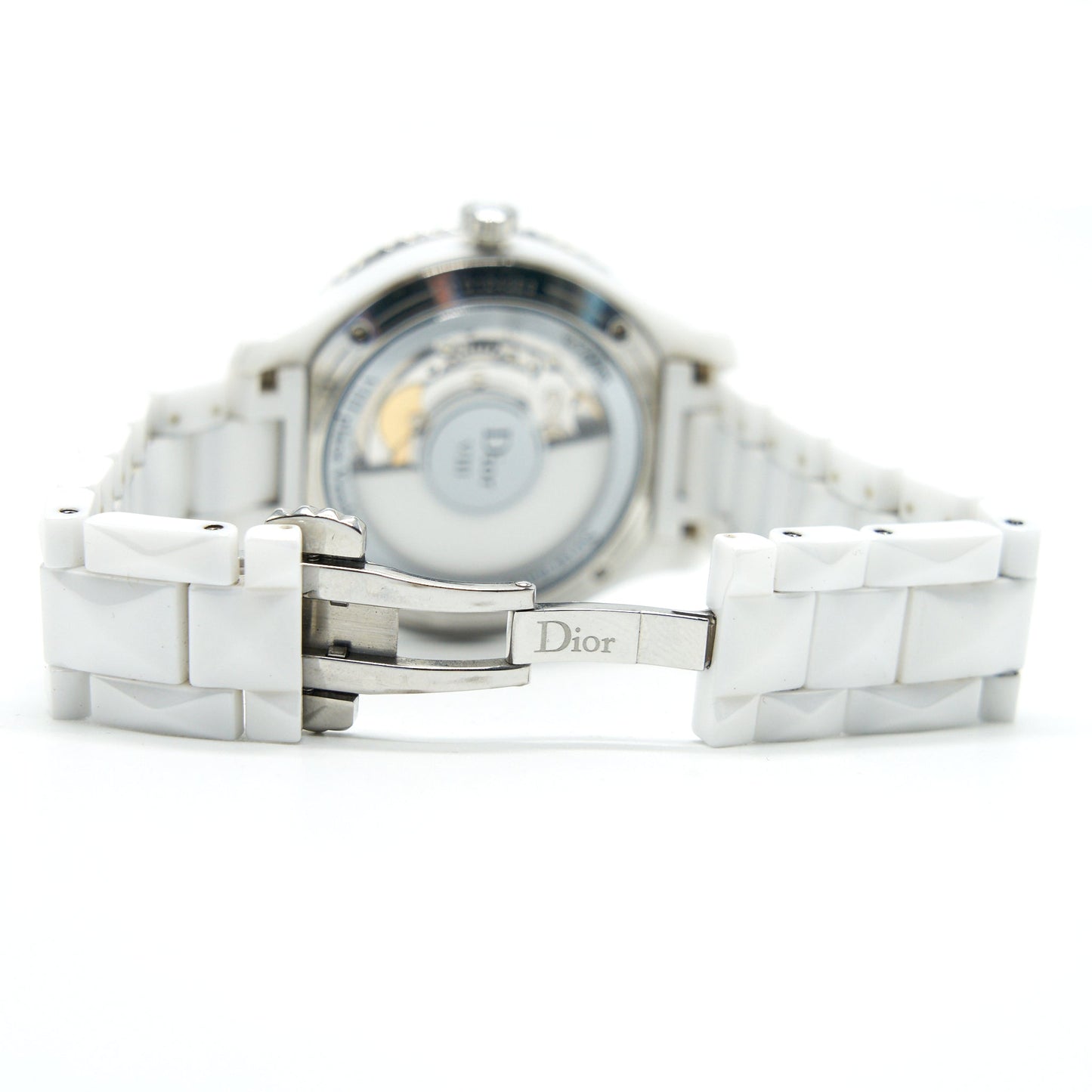 Christian Dior VIII White Dial Automatic Diamonds Circle Watch CD1245E3C003